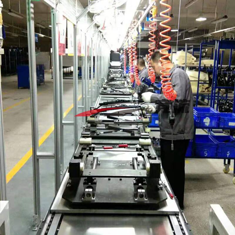 Car seat assembly line