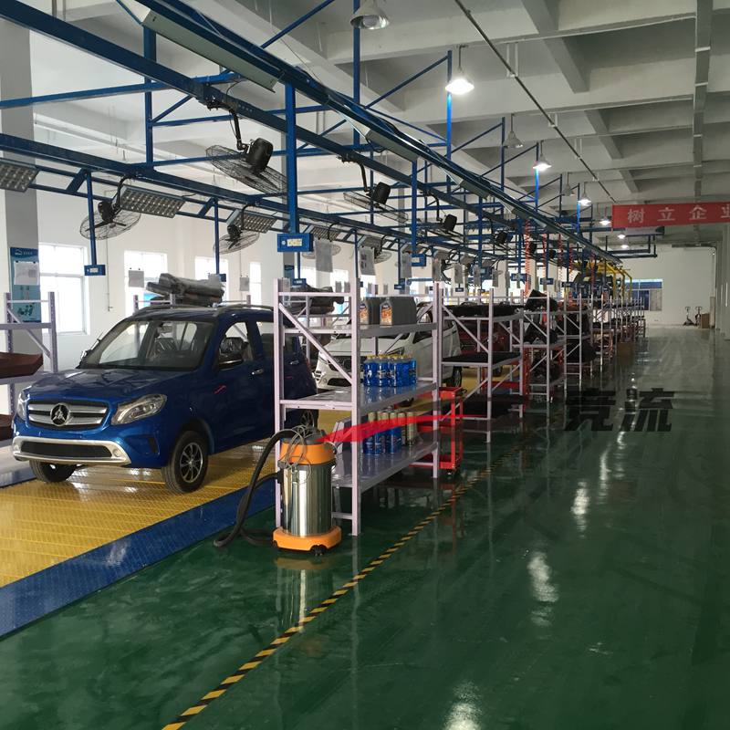 Three-wheel electric vehicle production lin